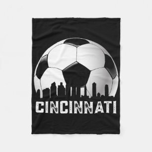 Cobertor De Velo Torcedores de Futebol de Cincinnati Distressed Vin