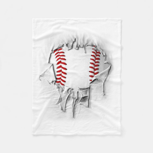 Cobertor De Velo Torn Baseball (Frente)