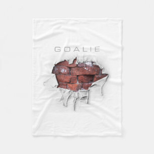 Cobertor De Velo Torn Brick Wall Goalie (Hockey)