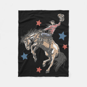 Cobertor De Velo Torne a América do Oeste Cowboy Novamente Retro 4