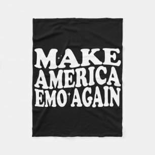 Cobertor De Velo Torne a América Emo Novamente Divertido Goth Nós D