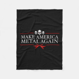 Cobertor De Velo Torne A América Metal Novamente Trump Rock Heavy M