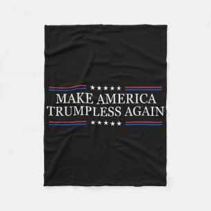 Cobertor De Velo Torne a América Sem Trump Novamente Anti Trump