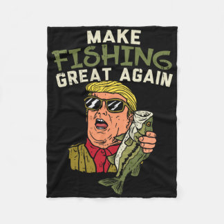 Cobertor De Velo Torne a Pesca Grande Novamente Trump Humor Pescado