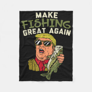 Cobertor De Velo Torne a Pesca Grande Novamente Trump Humorístico P
