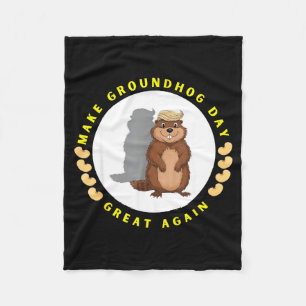 Cobertor De Velo Torne o Dia da Marmota Ótimo Novamente Bonito Fant
