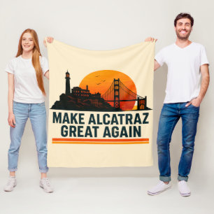 Cobertor De Velo Torne O Excelente Alcatraz Engraçado Novamente