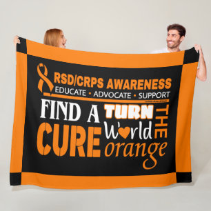 Cobertor De Velo Torne o mundo laranja...RSD/CRPS
