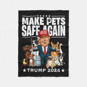 Cobertor De Velo Torne Os Animais Seguros Novamente Trump 2024 Salv