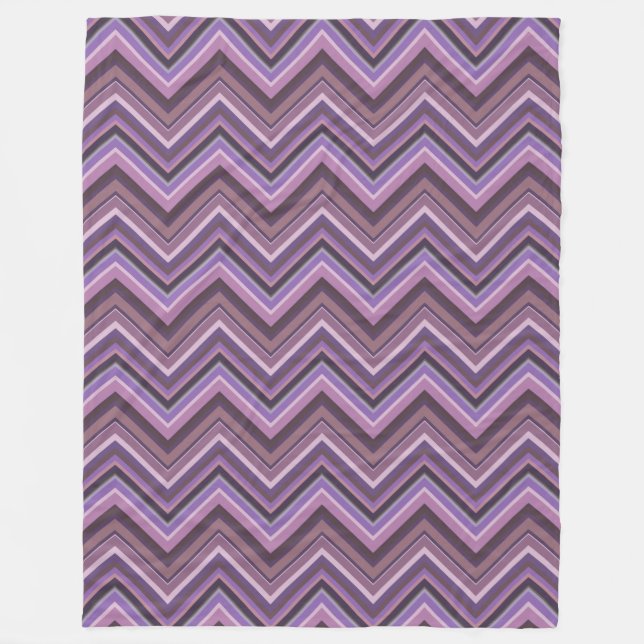 Cobertor De Velo Torres-ziguezague Mauve (Frente)