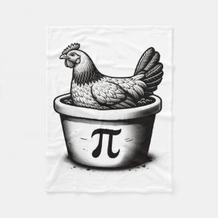 Cobertor De Velo Torta De Frango Engraçado Trocadilho Matemática Di