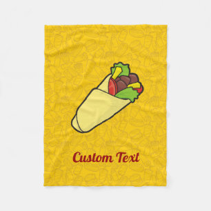 Cobertor De Velo Tortilla Sandwich Wrap Fleece Blanket