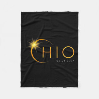 Cobertor De Velo Total Solar Eclipse 2024 State Ohio Totality April