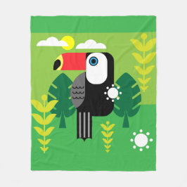 Cobertor De Velo Toucan Tropical Bird