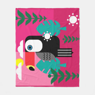 Cobertor De Velo Toucan Tropical Bird