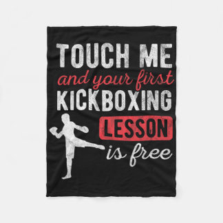 Cobertor De Velo Touch Me And Your First Kickboxing Lesson Is Free 