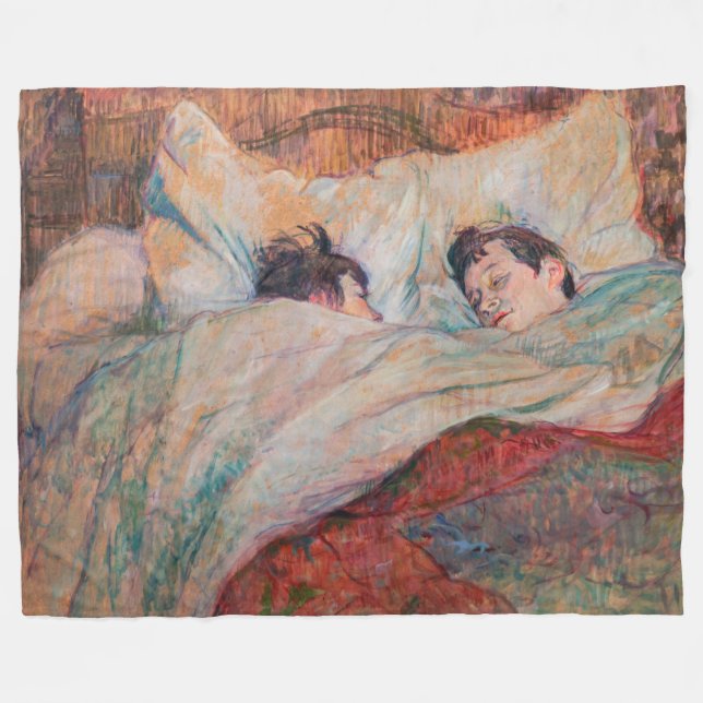 Cobertor De Velo Toulouse-Lautrec - A Cama (Frente (Horizontal))