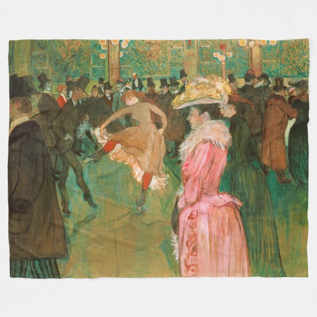 Cobertor De Velo Toulouse-Lautrec - Na Rota, A Dança (Frente (Horizontal))