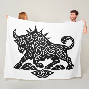 Cobertor De Velo Touro Sigilo do Touro — Tatuagem Zodiacal Terrestr