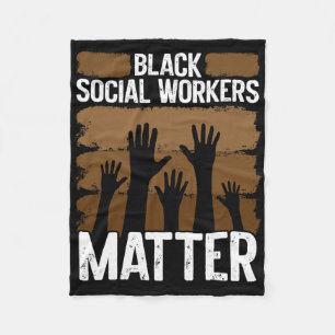 Cobertor De Velo Trabalhador Social Negro História Negra Afro-Ameri