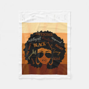 Cobertor De Velo Trabalhadora Social Rainha da História Negra Melan