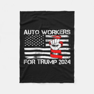 Cobertor De Velo Trabalhadoras Para Trump 2024 Homens Mulheres