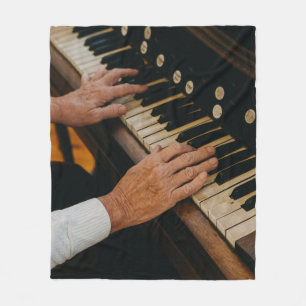 Cobertor De Velo Trabalho de arte de Piano legal