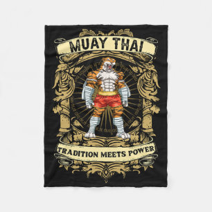 Cobertor De Velo Tradição Encontra Poder - Kickboxing E Muay Thai T