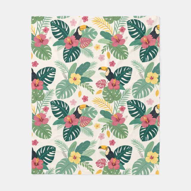 Cobertor De Velo Traga a selva para casa (Frente)