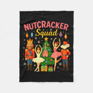 Cobertor De Velo Traje de Natal da Equipe do Quebra-Nozes de Ballet