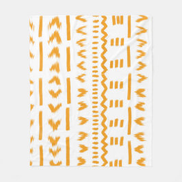 Cobertor De Velo Trajetórias de mudo solar padrão africano em branc