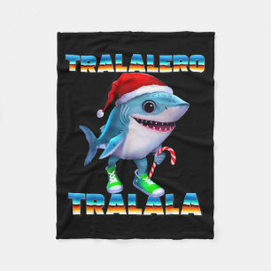 Cobertor De Velo Tralalero Tralala Memes Italianos de Brainrot Nata