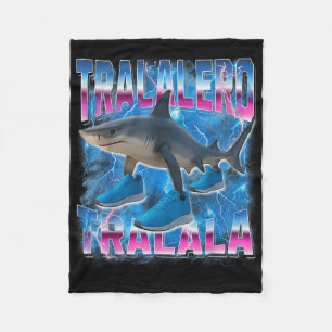 Cobertor De Velo Tralalero-tralala Rotação cerebral italiana Homens