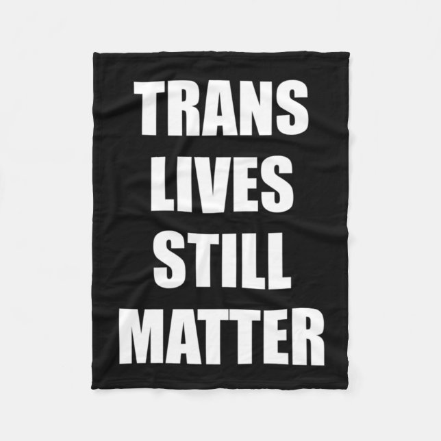 Cobertor De Velo Trans Lives Ainda - Direitos Trans 4 (Frente)