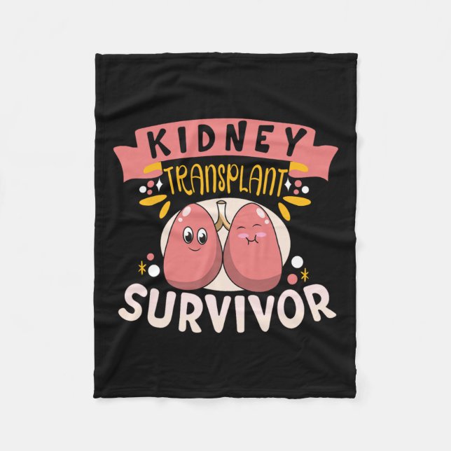 Cobertor De Velo Transplante Sobrevivência Renal Doença Renal Pedra (Frente)