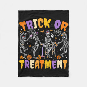 Cobertor De Velo Tratamento Ou Truque Do Halloween Terapêutica Físi
