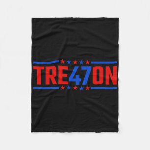 Cobertor De Velo Tre47on Sátira Política Divertida Anti-trump 47 Te