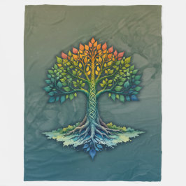 Cobertor De Velo Tree of Life Shifting Dawn 
