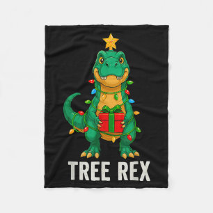 Cobertor De Velo Tree Rex Dinossauro Divertido Natal 