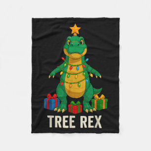 Cobertor De Velo Tree Rex Dinossauro Divertido Natal