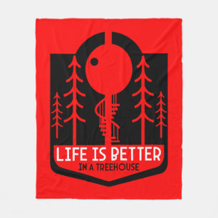 Cobertor De Velo Treehouse Playhouse De Volta À Escola