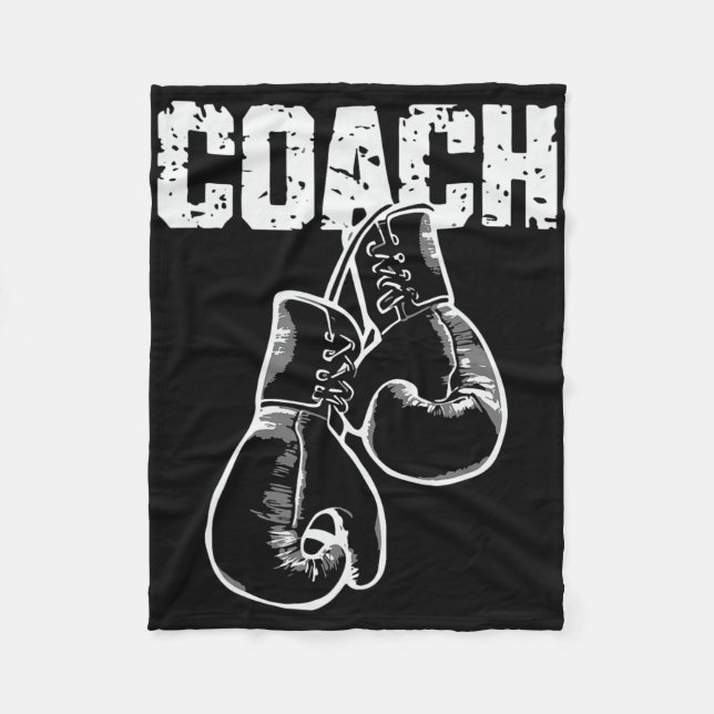 Cobertor De Velo Treinador de Boxe Kickboxing Luvas de Boxe Retro B (Frente)