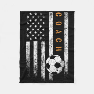 Cobertor De Velo Treinador de Futebol Projeto da Bandeira Americana