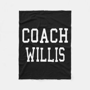 Cobertor De Velo Treinador Willis Futebol Personalizado Time de Fut