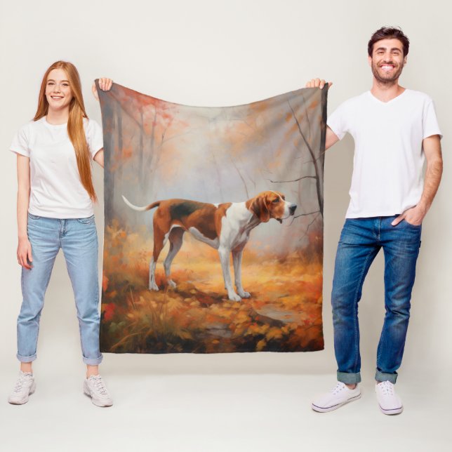 Cobertor De Velo Tremendo Conquinho Walker no outono Folhas Caindo (In Situ)