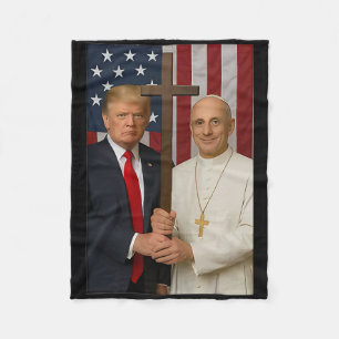 Cobertor De Velo Tremor E Camisa Pope - Deus abençoe Do Papa Leo Xi