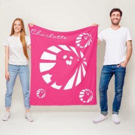 Cobertor De Velo Trending Halloween - Rosa e Espírito Branco