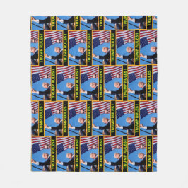 Cobertor De Velo Trending Trump Fleece Blankets | Designs exclusivo