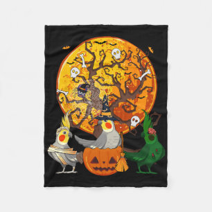 Cobertor De Velo Três Atiels de Halloween como Bruxa Mamãe Zombie L
