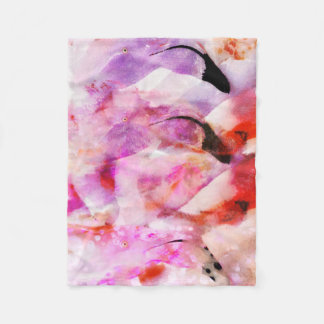 Cobertor De Velo Três flamingos